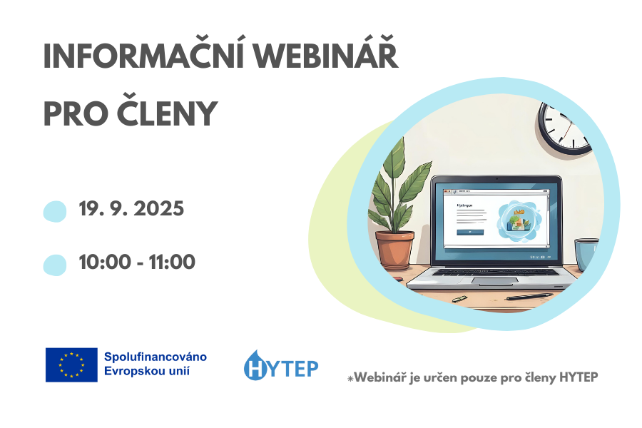 Informační webinář pro členy HYTEP